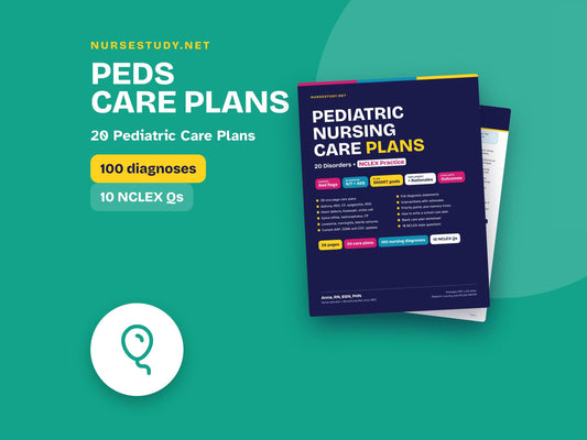 Pediatric Nursing Care Plans PDF | 20 Peds Disorder Care Plans | Nursing Diagnosis, Interventions, Rationales | NCLEX St
