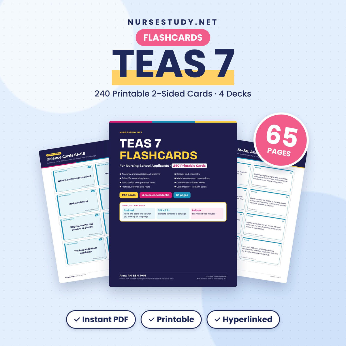 TEAS 7 Flashcards PDF